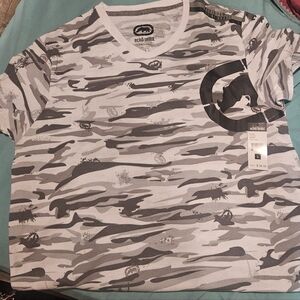 Ecko Unlimited Gray Camouflage Tee